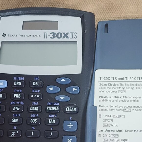 Texas Instruments Black TI-30XIIS Scientific Calculator with 2-Line Display - Picture 2 of 16